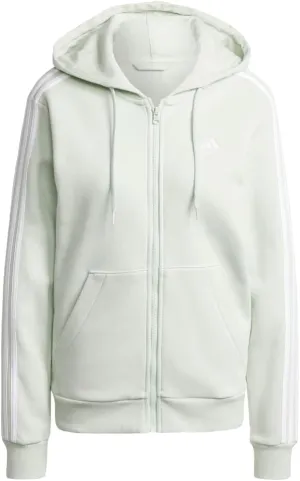 adidas Women's Essentials 3-Stripes Full Zip Fleece Hoodie