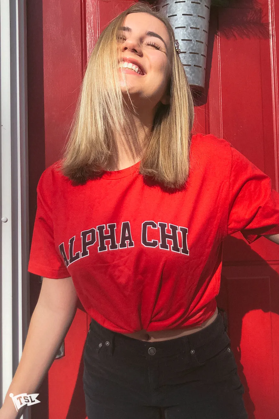 Alpha Chi Omega Varsity Tee
