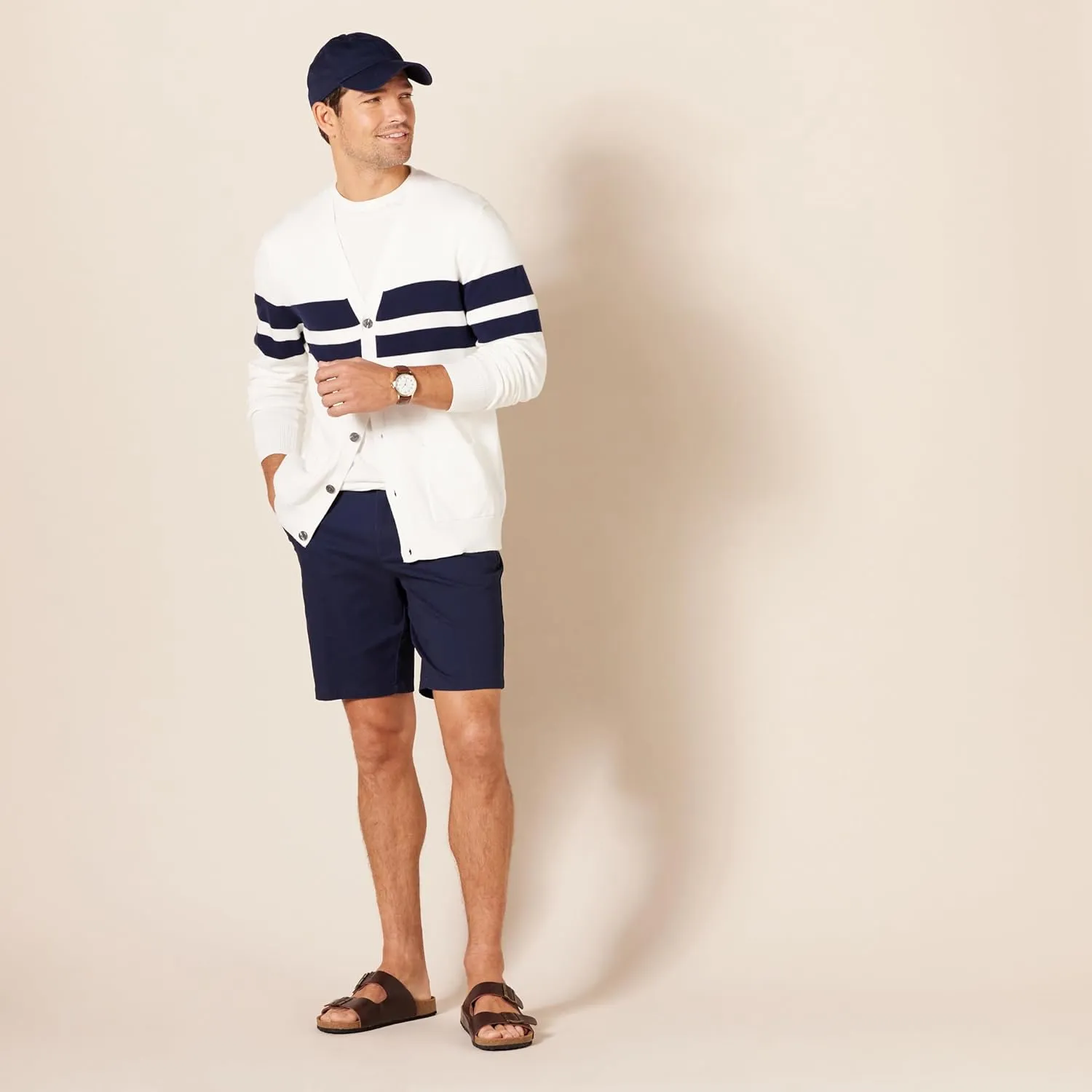 Amazon Essentials Men's Slim-Fit 9" Stretch Chino Short