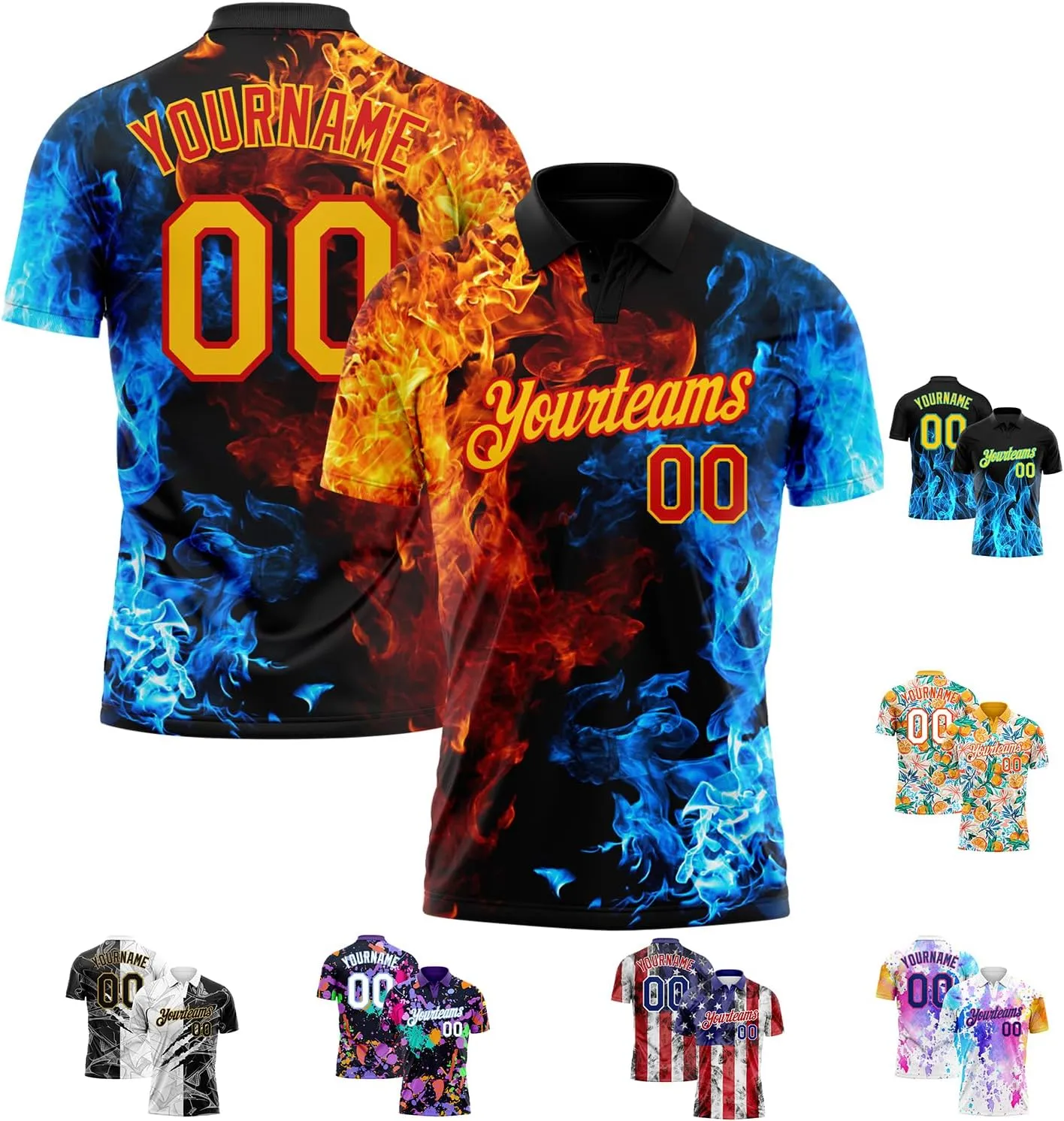 Custom Golf Polo Shirts Bowling Jerseys for Men Women Youth Personalized Tennis T-Shirt Design Your Own Sports Team Uniform