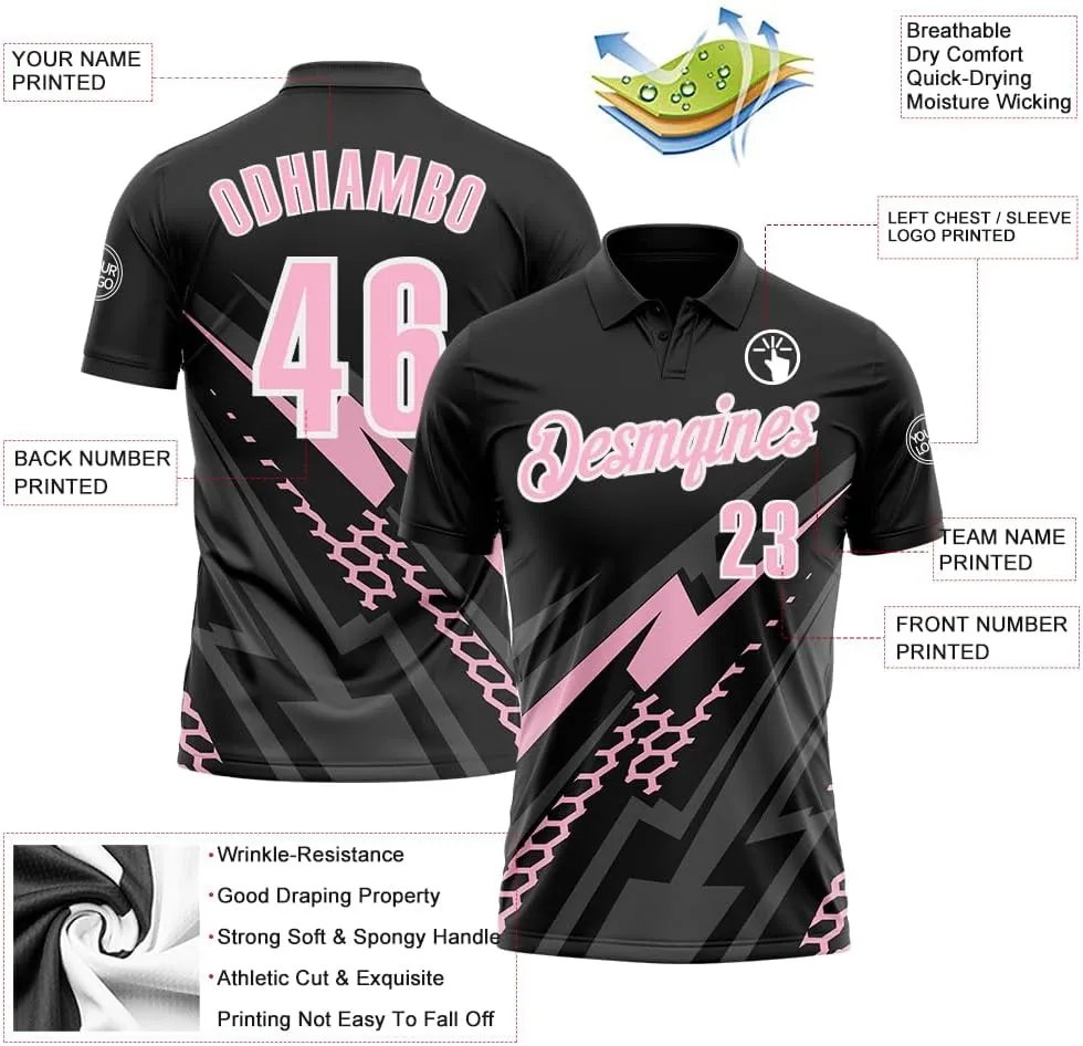 Custom Polo Shirts Men Women Youth, Personalized Golf Bowling Tennis Sports Team Jerseys, Buttons Design Work Uniform