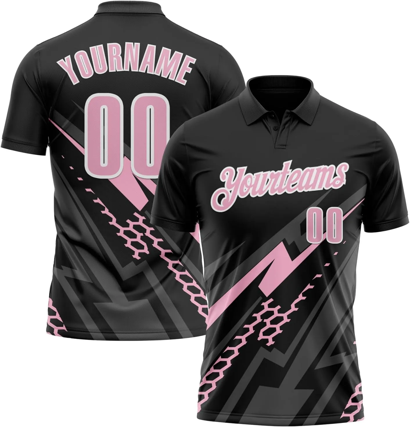 Custom Polo Shirts Men Women Youth, Personalized Golf Bowling Tennis Sports Team Jerseys, Buttons Design Work Uniform