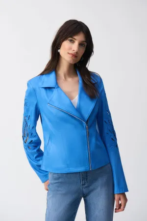 Faux Leather Biker Jacket <span>251936<span>