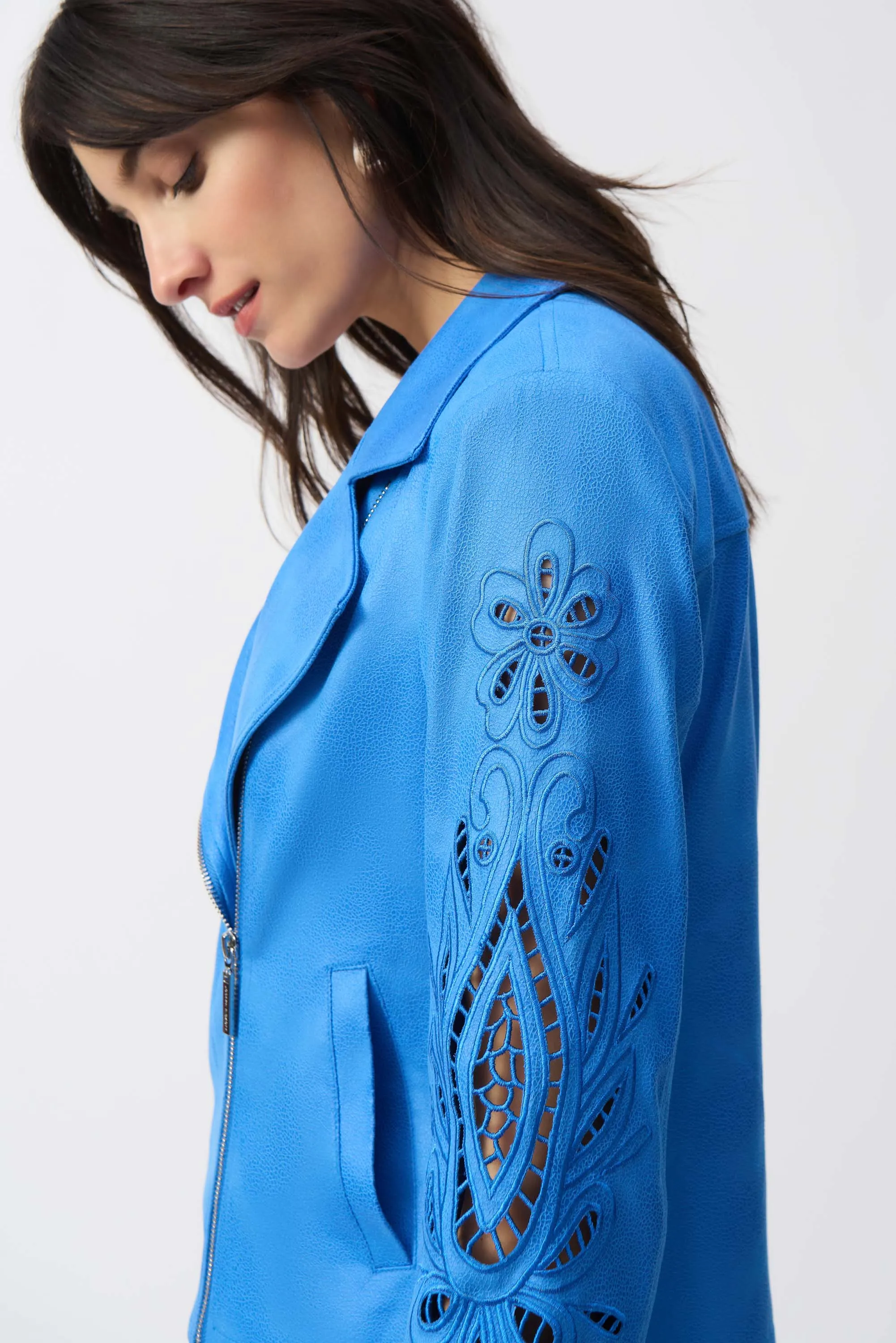 Faux Leather Biker Jacket <span>251936<span>
