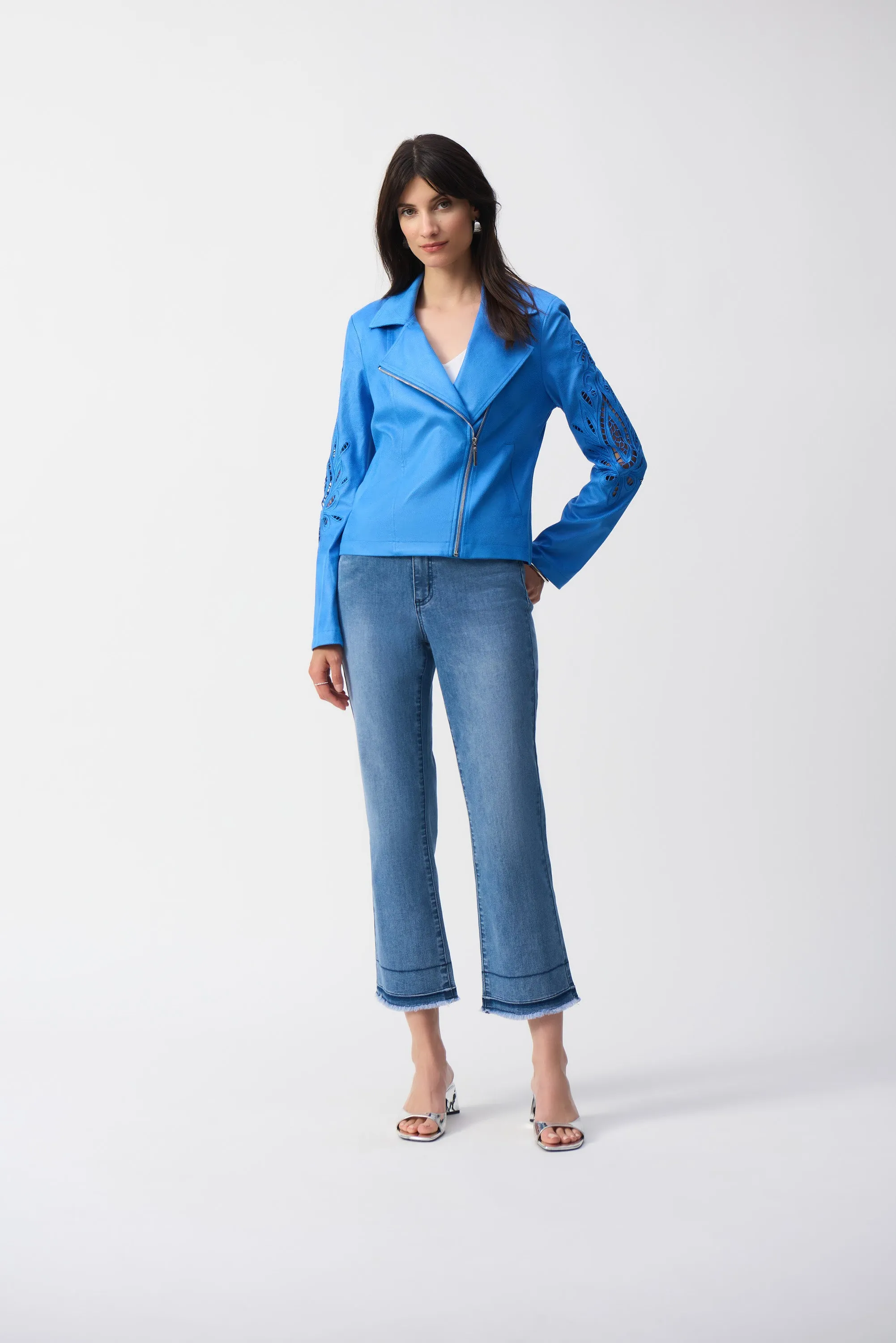 Faux Leather Biker Jacket <span>251936<span>