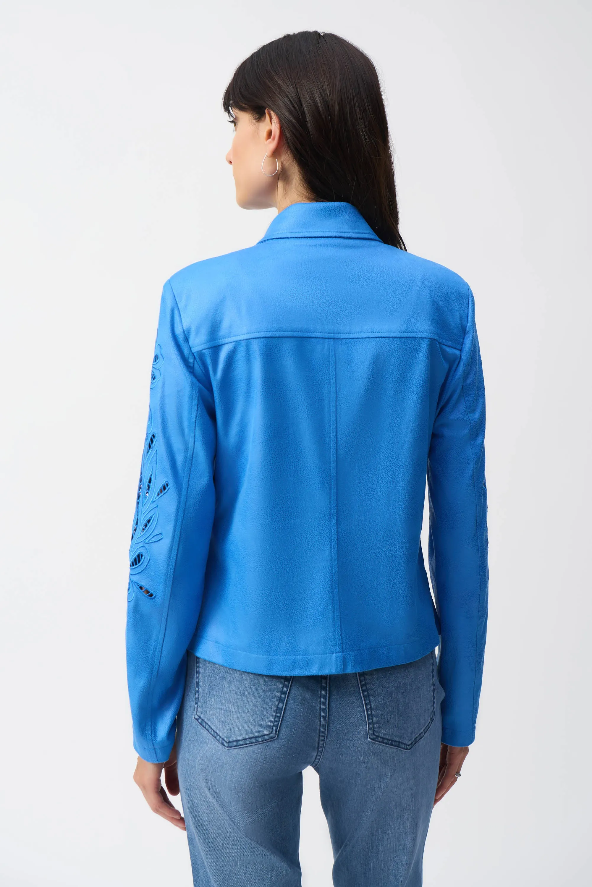 Faux Leather Biker Jacket <span>251936<span>