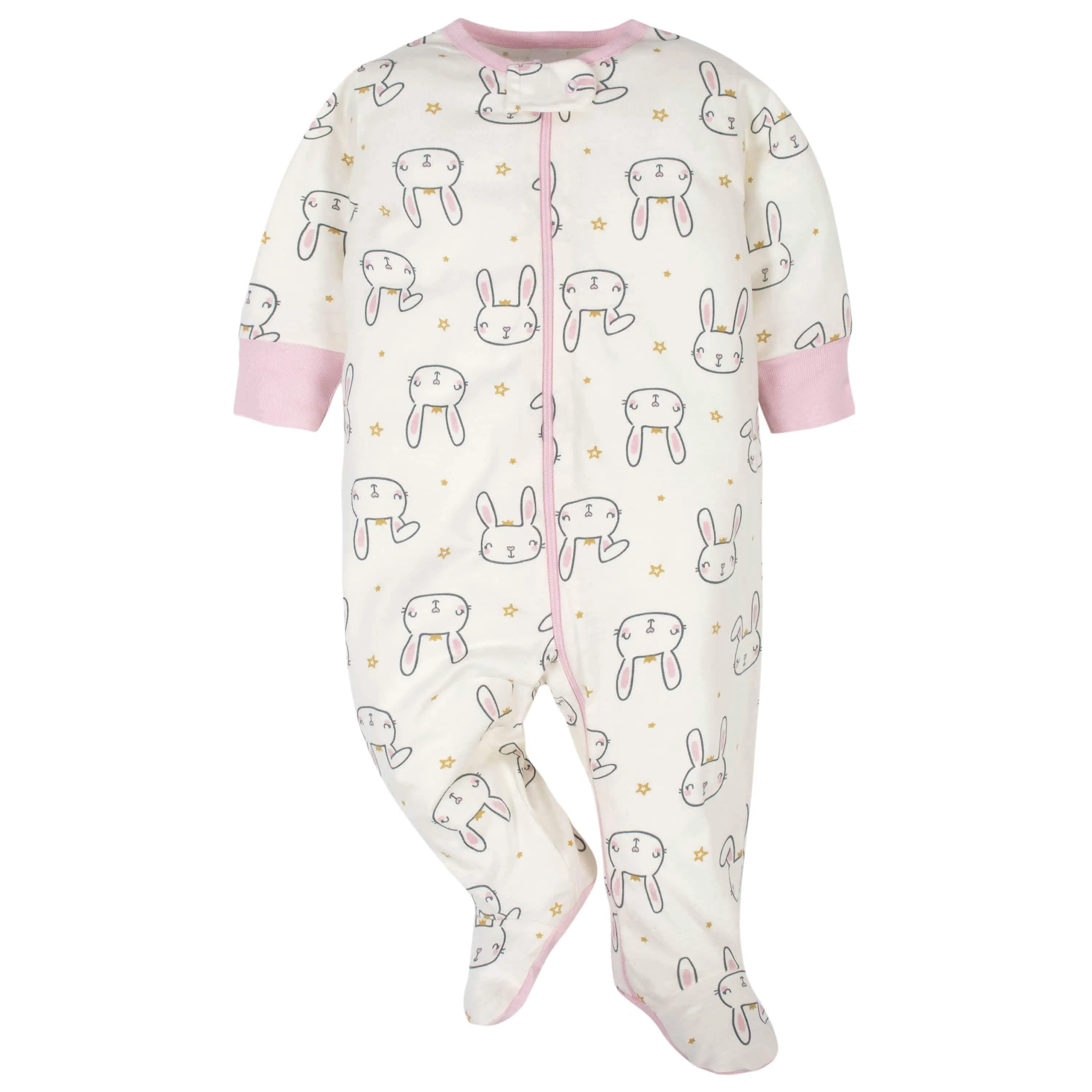 Gerber® 4-Pack Baby Girls Princess & Bear Sleep 'N Play Bundle