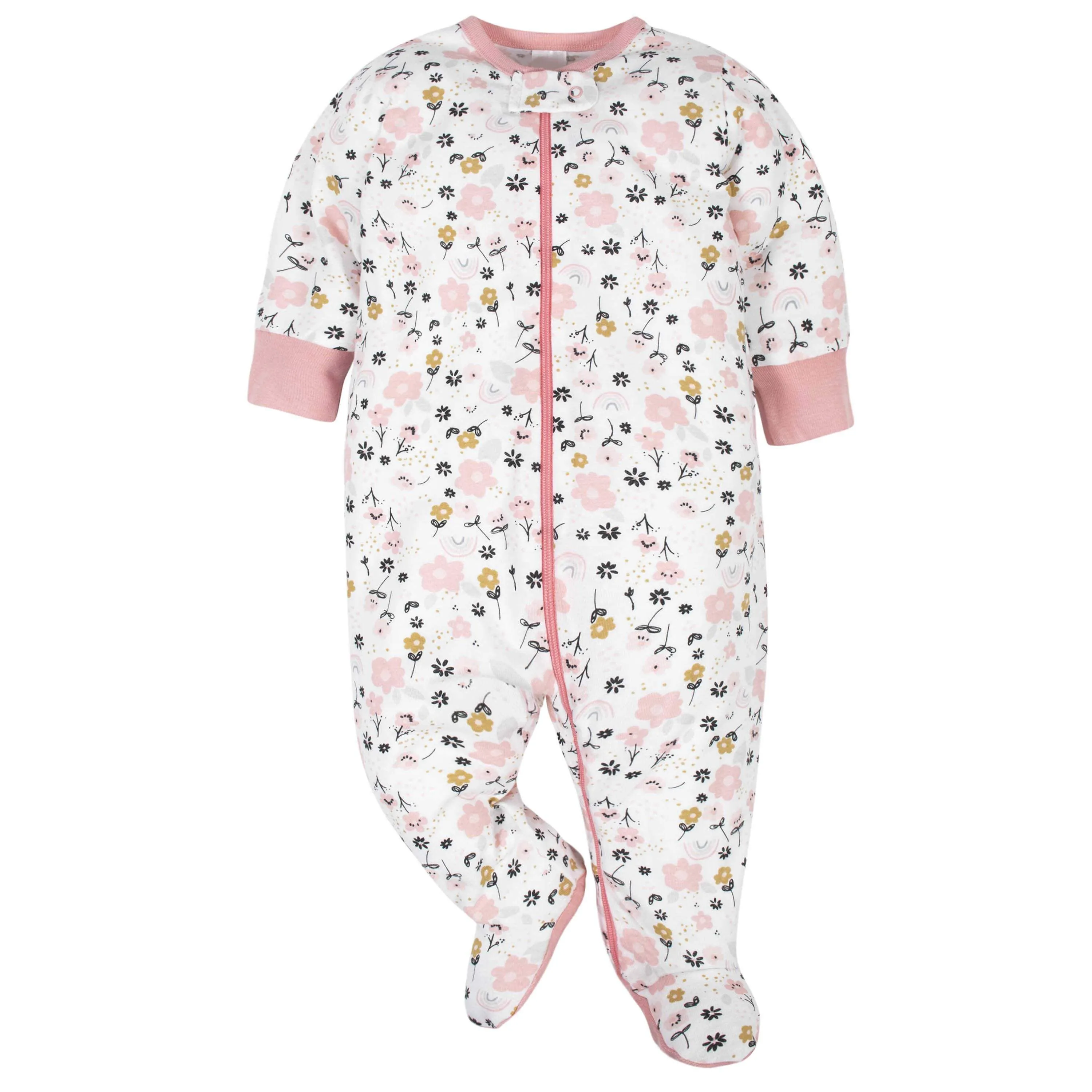 Gerber® 4-Pack Baby Girls Princess & Bear Sleep 'N Play Bundle