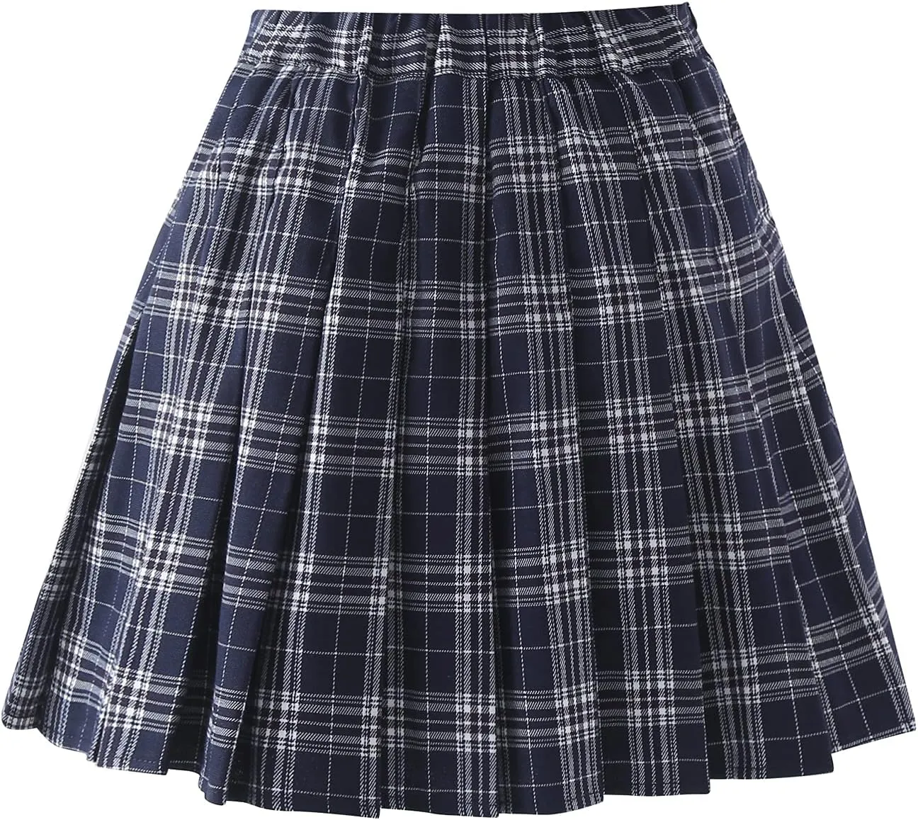Girls' Pleated Plaid Mini Skirt with Shorts Girl Uniform School Tennis Skater Skirts Skort 2T-14Y