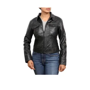 JEAN BIKER WOMENS JACKET