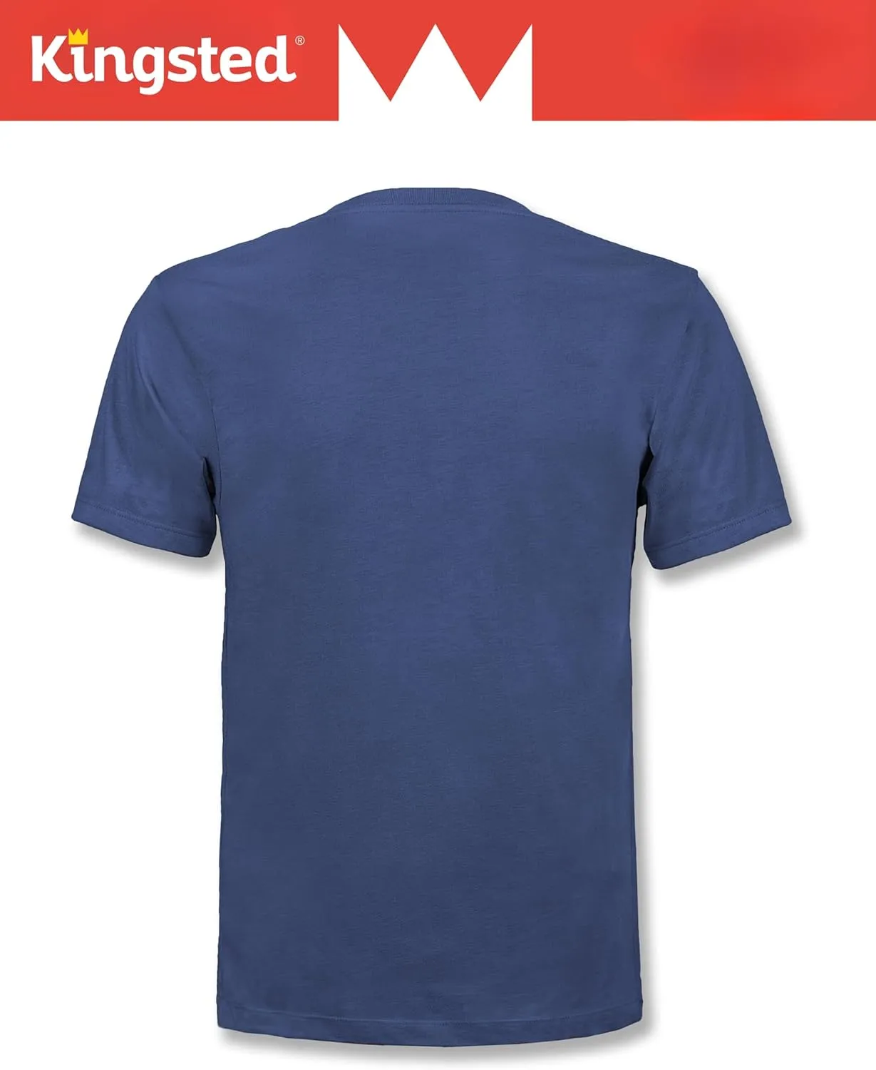 Kingsted V-Neck T-Shirts for Men - Royally Comfortable - Super Soft Premium Fabric - Well-Crafted Classic Fit - Bundle & Save
