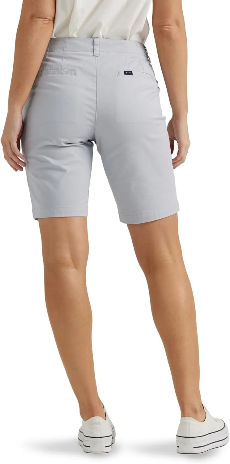 Lee Women's Legendary 9" Chino Bermuda Short