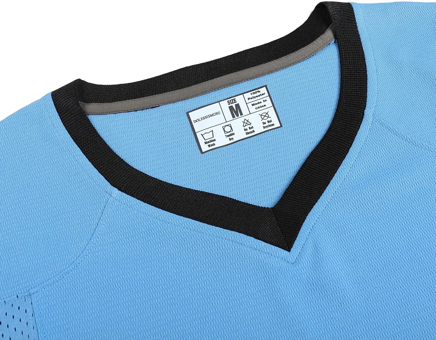 Plain Men's Football Jerseys for Unisex V-Neck Fitness T-Shirts Workout Outfits Casual Party Tops