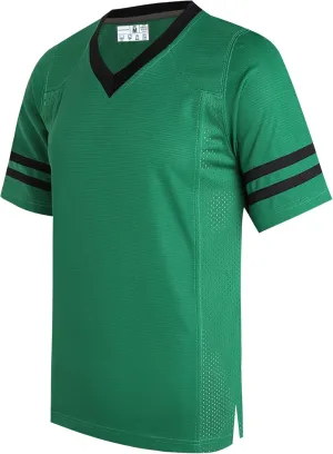 Plain Men's Football Jerseys for Unisex V-Neck Fitness T-Shirts Workout Outfits Casual Party Tops