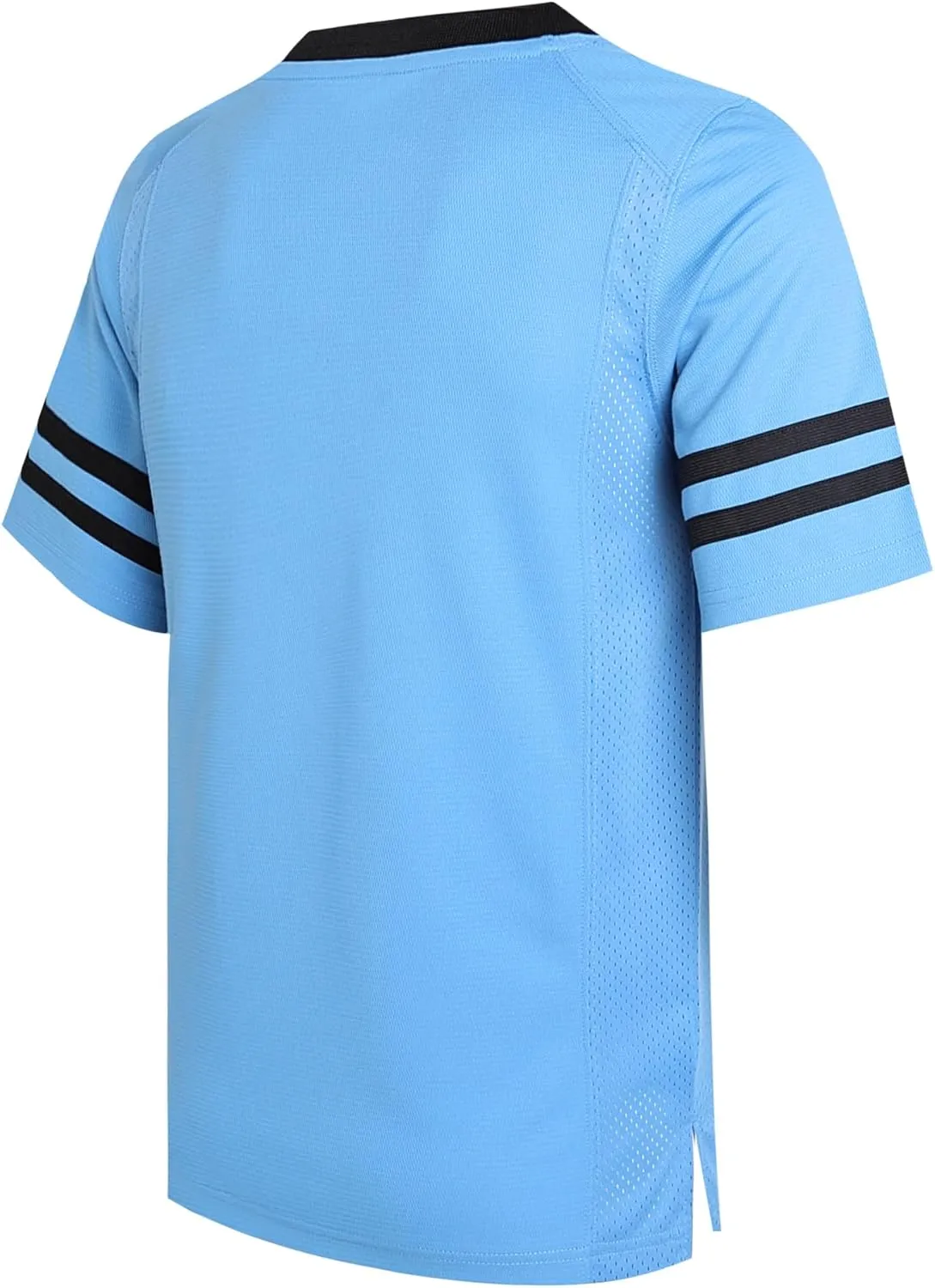 Plain Men's Football Jerseys for Unisex V-Neck Fitness T-Shirts Workout Outfits Casual Party Tops