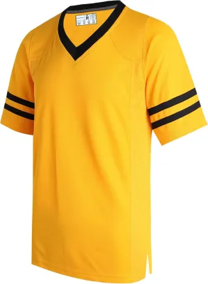 Plain Men's Football Jerseys for Unisex V-Neck Fitness T-Shirts Workout Outfits Casual Party Tops
