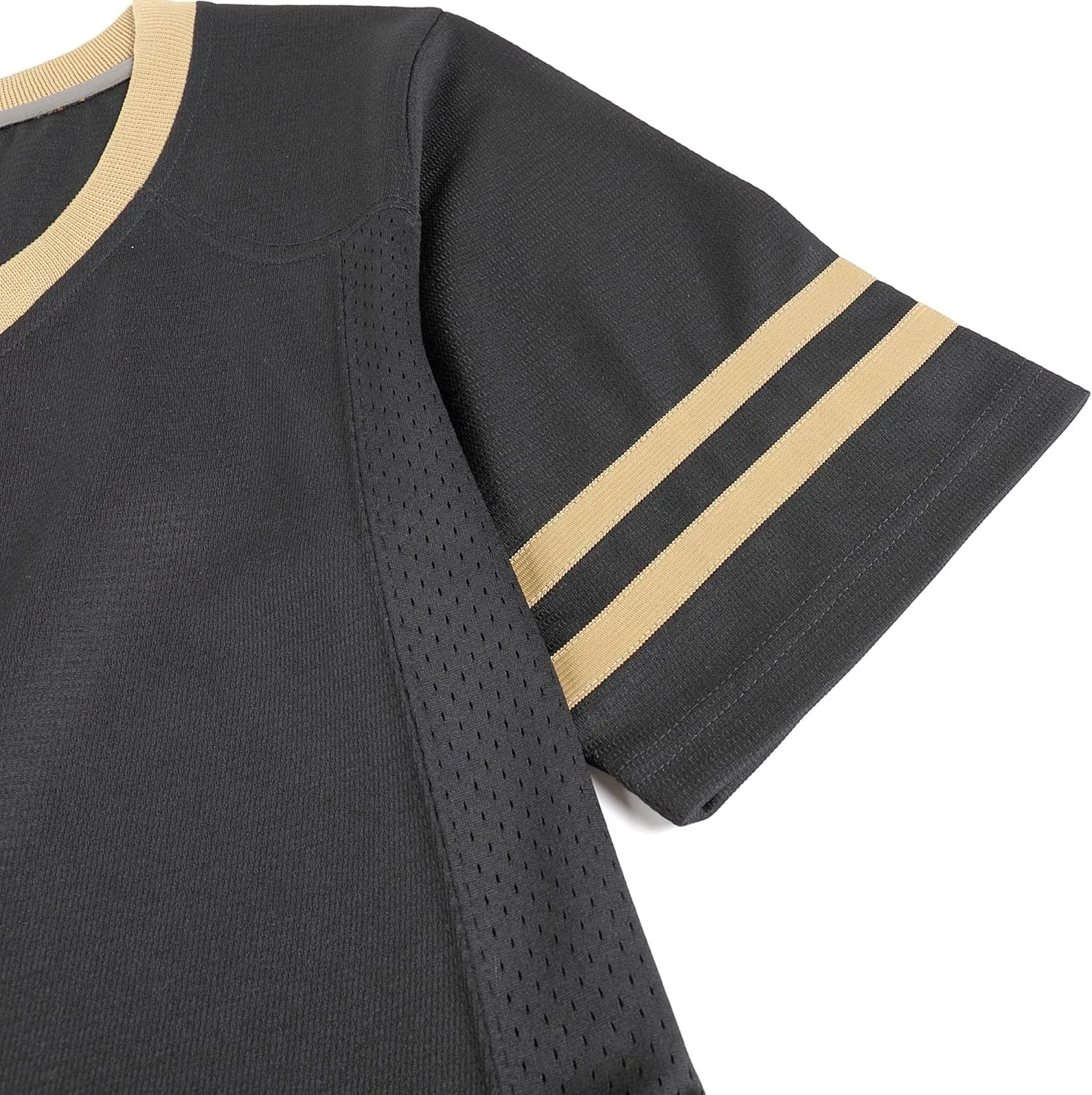 Plain Men's Football Jerseys for Unisex V-Neck Fitness T-Shirts Workout Outfits Casual Party Tops
