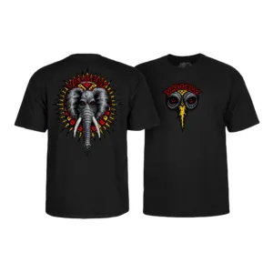 Powell Peralta Vallely Elephant T-shirt Black