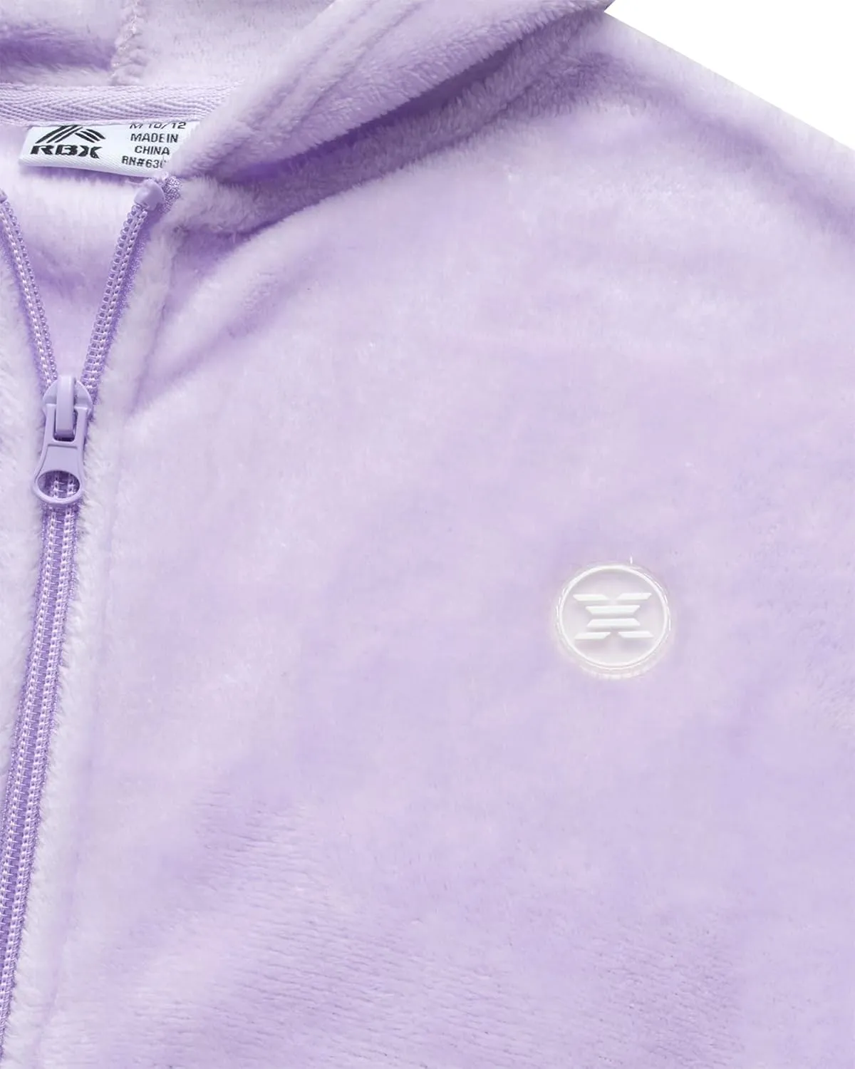 RBX Girls' Sweatshirt - Sherpa Fleece Zip Up Hoodie Sweatshirt - Cozy Casual Fashion Sweatshirt for Girls (7-16)