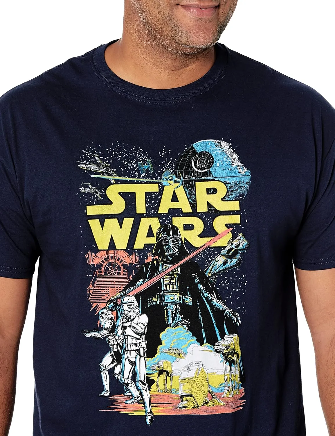 STAR WARS Men's Rebel Classic Graphic T-Shirt