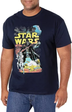 STAR WARS Men's Rebel Classic Graphic T-Shirt