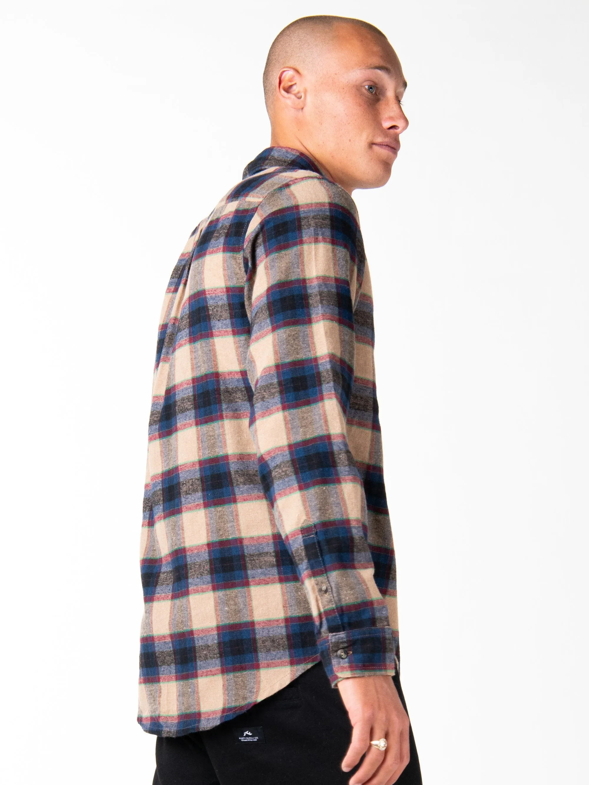 Sub Culture Long Sleeve Shirt - Fennel