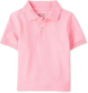 The Children's Place baby boys Fashion Color Short Sleeve Pique Polo