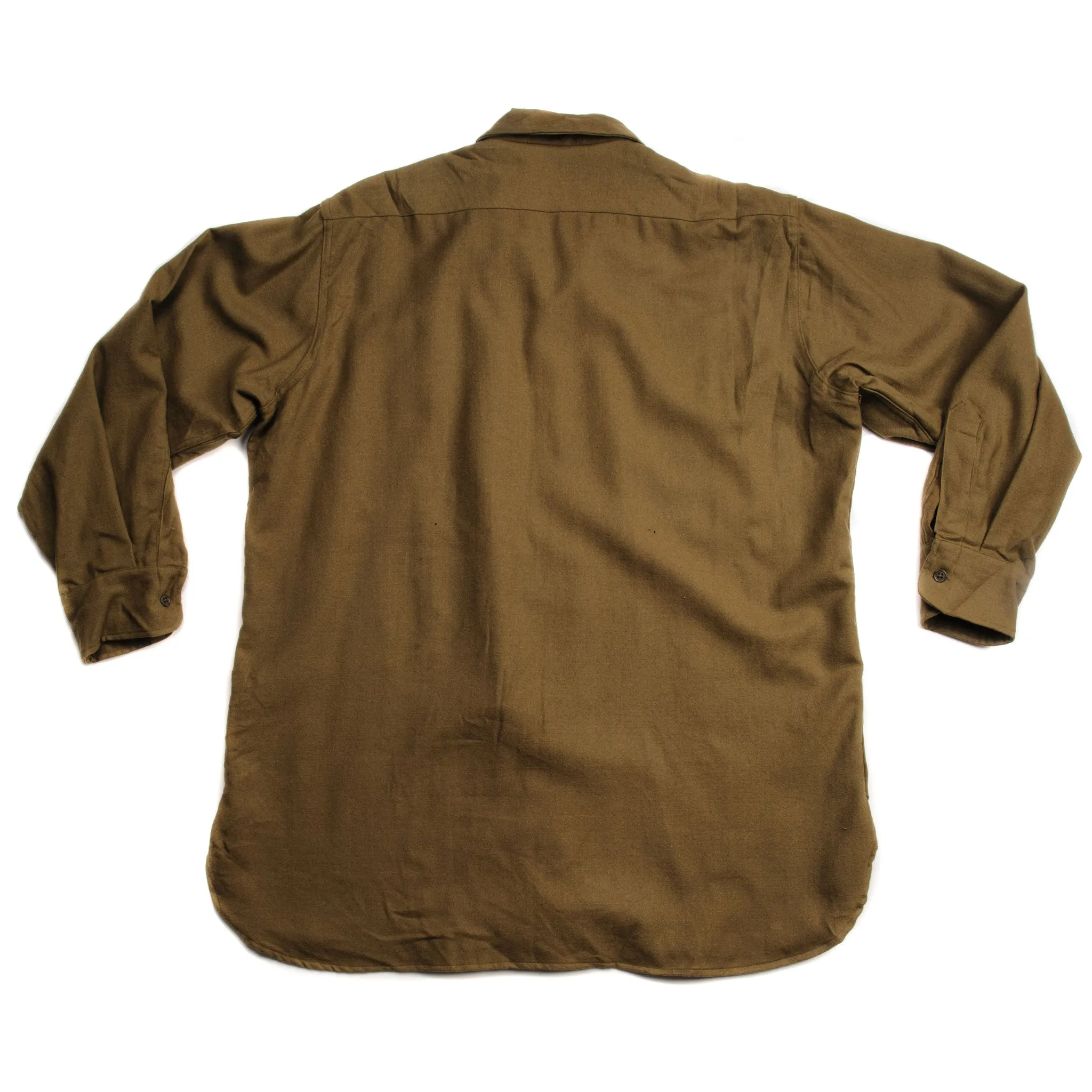 VINTAGE US ARMY M-37 M37 FLANNEL SHIRT 1945 WW2 SIZE 16 1/2 X 33
