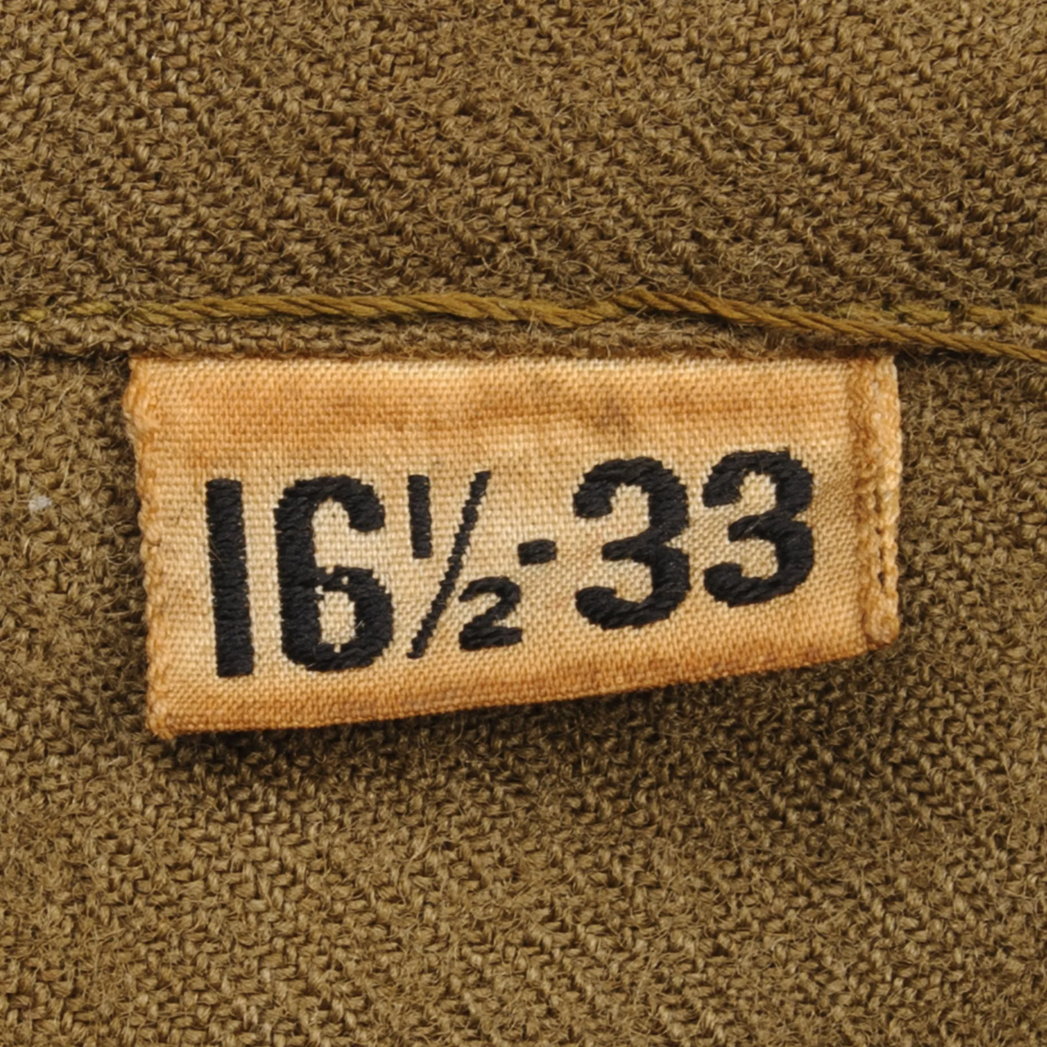 VINTAGE US ARMY M-37 M37 FLANNEL SHIRT 1945 WW2 SIZE 16 1/2 X 33