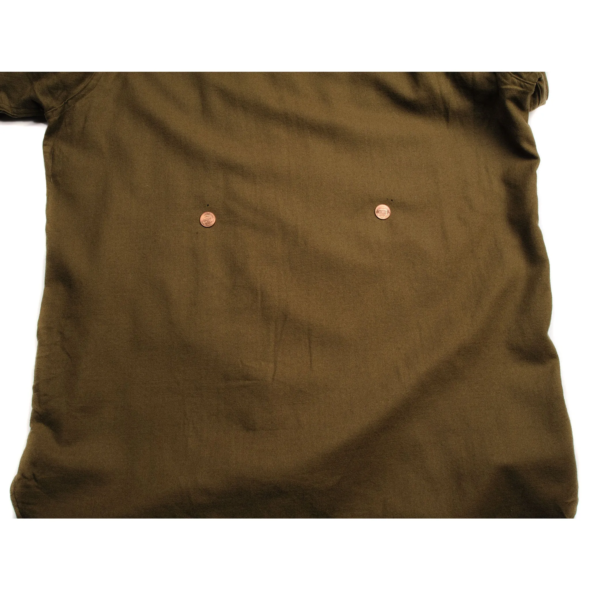 VINTAGE US ARMY M-37 M37 FLANNEL SHIRT 1945 WW2 SIZE 16 1/2 X 33
